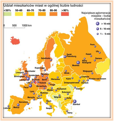 Europa urbanizacja